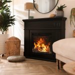 Stylish,Room,Interior,With,Electric,Fireplace,And,Beautiful,Decor,Elements